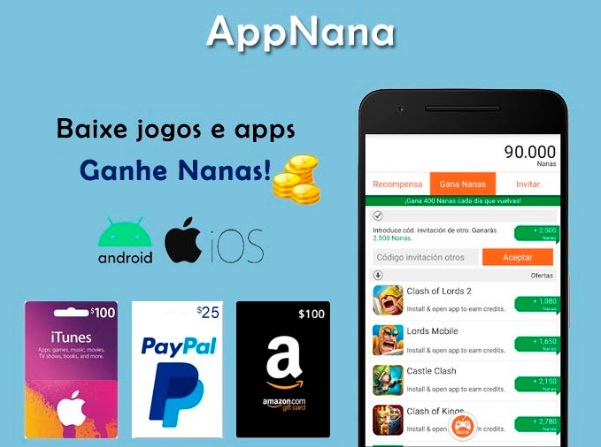 AppNana: cartões-presente – Apps no Google Play